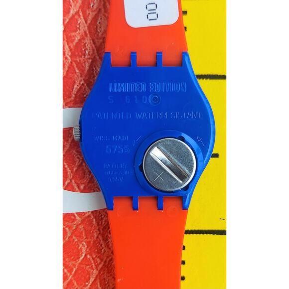 Swatch Artist Watch BOXING GN163 1996 Standard Gents Rare Swiss Made Quartz - Picture 8 of 9